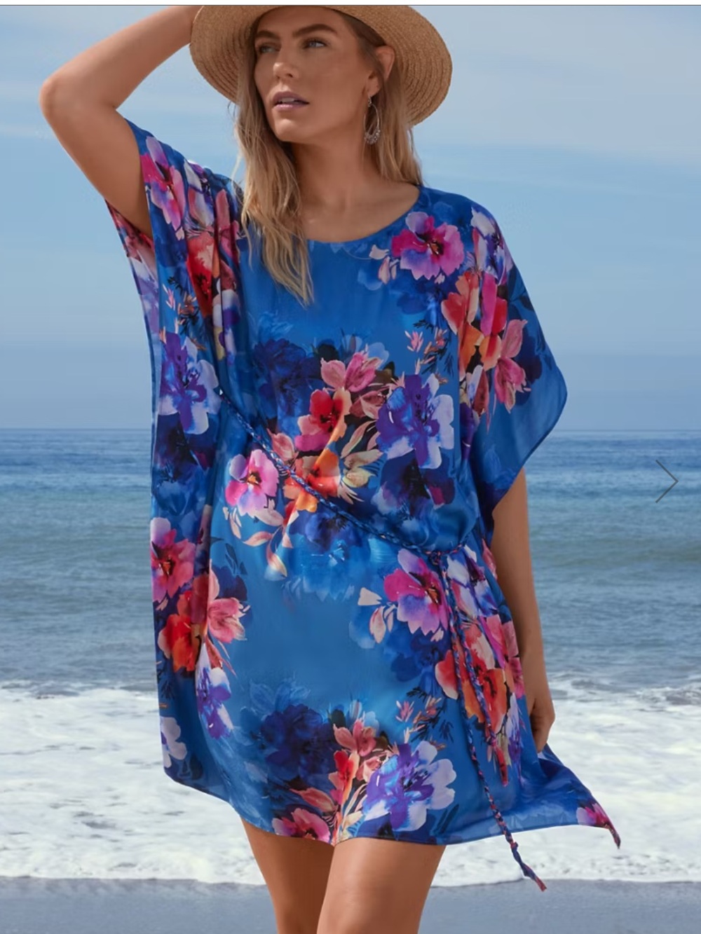 NWT Johnny Was SUMMER DAYS DRESS WITH BRAIDED TIE Size Small